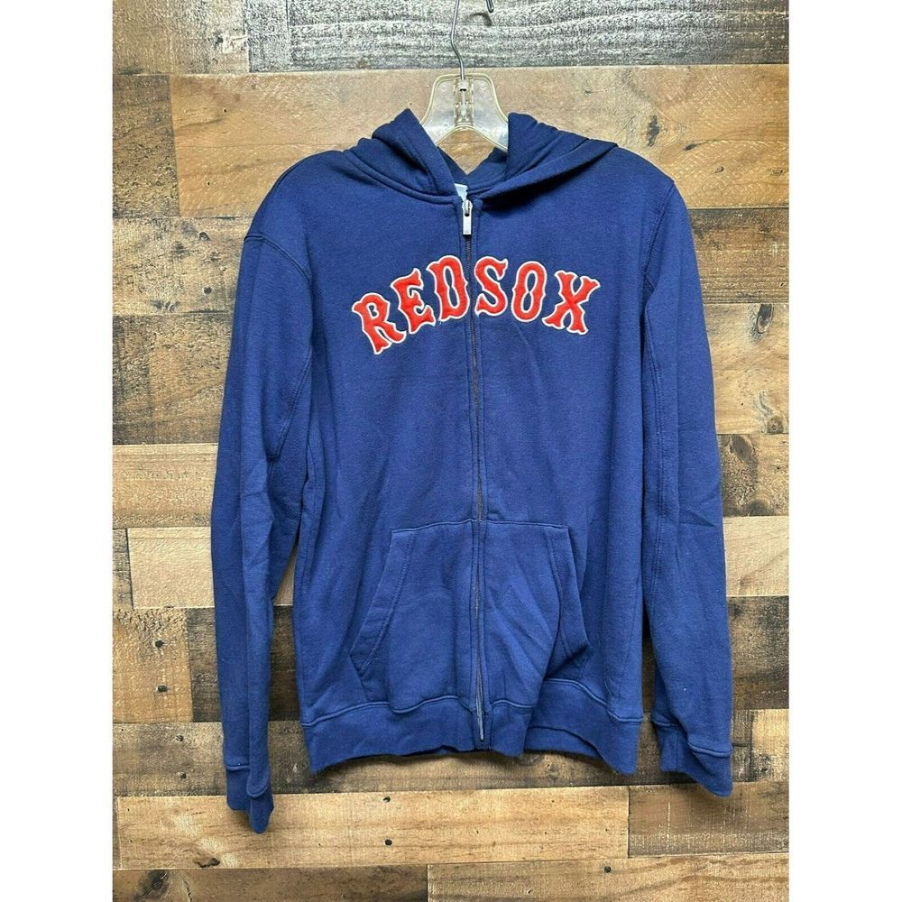 MLB Youth Boston‎ Red Sox Zip Up Jacket with Hood Size X-Large (18/20)
